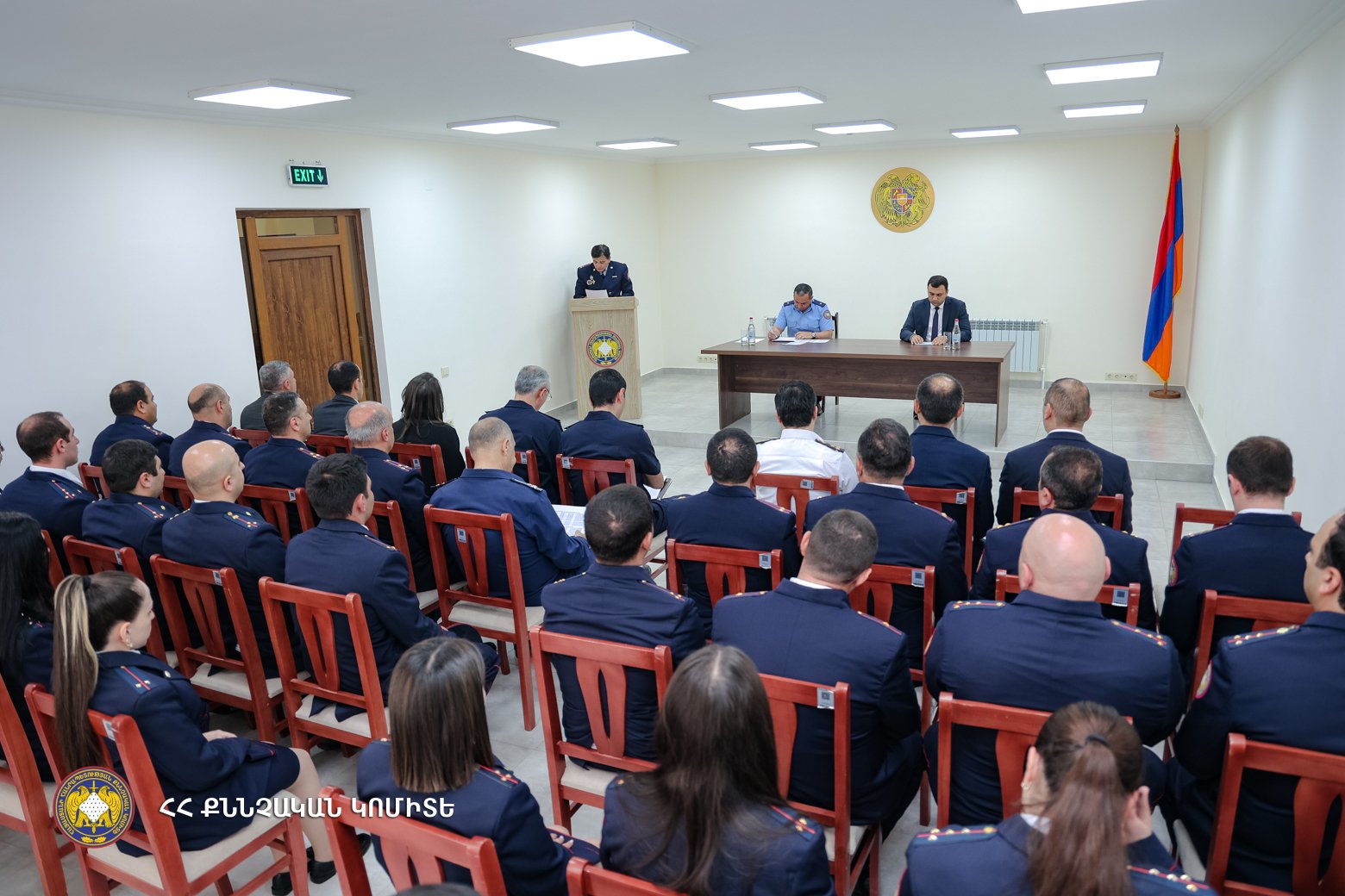 The Chairman of the Investigative Committee Artur Poghosyan Held Meeting in Armavir Regional Investigative Department